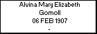 Alvina Mary Elizabeth Gomoll