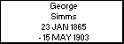 George Simms