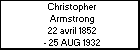 Christopher Armstrong