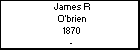 James R O'brien