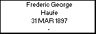 Frederic George Haufe