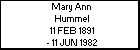 Mary Ann Hummel