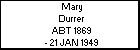 Mary Durrer
