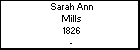 Sarah Ann Mills