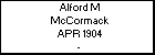 Alford M McCormack