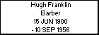 Hugh Franklin Barber