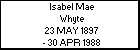 Isabel Mae Whyte