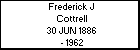 Frederick J Cottrell