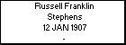 Russell Franklin Stephens