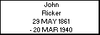 John Ricker