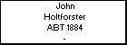 John Holtforster