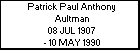 Patrick Paul Anthony Aultman