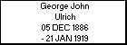 George John Ulrich