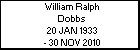 William Ralph Dobbs