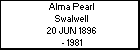 Alma Pearl Swalwell