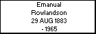 Emanual Rowlandson