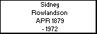 Sidney Rowlandson