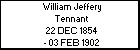 William Jeffery Tennant
