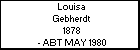 Louisa Gebherdt