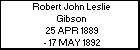 Robert John Leslie Gibson