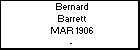 Bernard Barrett