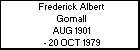 Frederick Albert Gomall