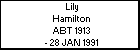 Lily Hamilton