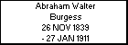 Abraham Walter Burgess