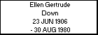 Ellen Gertrude Down
