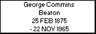 George Commins Beaton