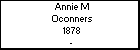Annie M Oconners