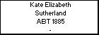 Kate Elizabeth Sutherland