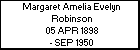 Margaret Amelia Evelyn Robinson