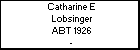 Catharine E Lobsinger