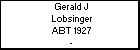 Gerald J Lobsinger