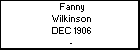 Fanny Wilkinson
