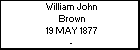 William John Brown