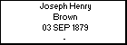 Joseph Henry Brown