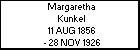 Margaretha Kunkel