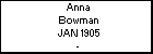 Anna Bowman