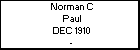 Norman C Paul