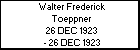 Walter Frederick Toeppner