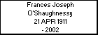 Frances Joseph O'Shaughnessy