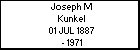 Joseph M Kunkel