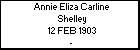 Annie Eliza Carline Shelley