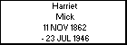 Harriet Mick
