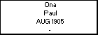 Ona Paul