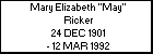 Mary Elizabeth 