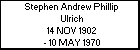 Stephen Andrew Phillip Ulrich