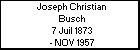 Joseph Christian Busch